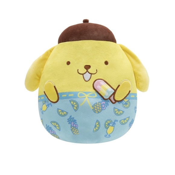 Other - Squishmallows Child's 10 inch Sanrio Ocean Party Series Yellow Plush Pompompurin